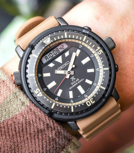 Đồng Hồ Nam Seiko Quartz Solar Prospex Street Series – Urban Safari Edition SNJ029P1