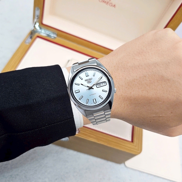 Đồng Hồ Nam Seiko 5 Automatic SNXS73K1  ( SNXS73 ) Dây Thép Mặt Trắng