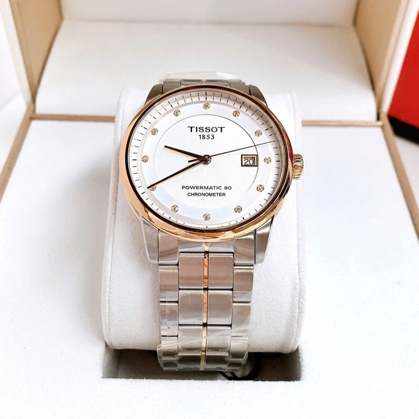 Đồng Hồ Nam Tissot Automatic Cosc 41mm Luxury Diamond Powermatic 80 Chronometer T086.408.22.036.00 ( T0864082203600 )