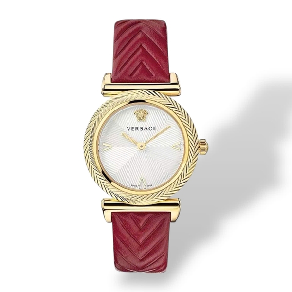 Đồng Hồ Nữ Versace Quartz V-Motif Red VERE01820