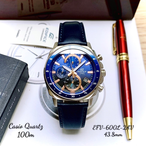 Đồng Hồ Nam Casio Quartz Chronograph Edifice EFV-600L-2AVUDF