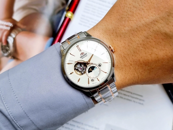 Đồng Hồ Orient Gen 6 RA-AS0101S00C Automatic  Demi  Dây Sắt Nam