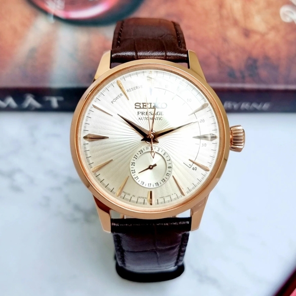Đồng Hồ Nam Seiko Automatic Presage Cocktail SSA346J1 ( SARY132 ) ( SSA346 ) Dây Da Rose