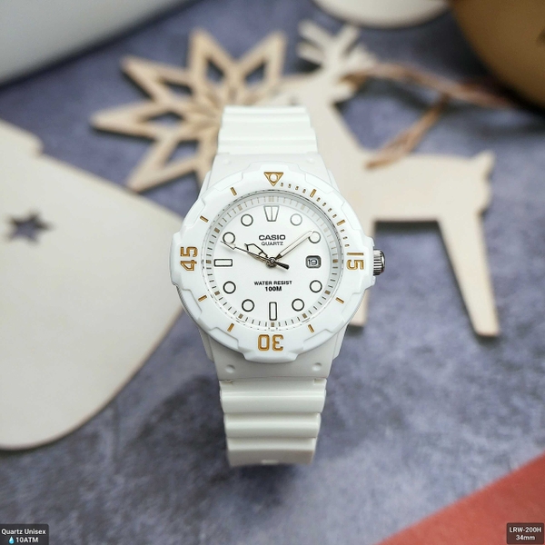 Đồng Hồ Casio Quartz LRW-200H-7E2VDF Dây Causu Cho Bé Đáng Yêu