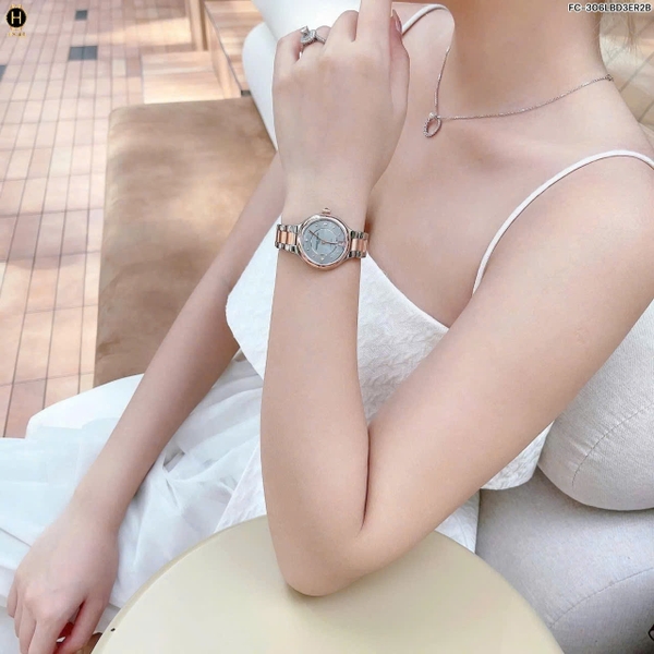 Đồng Hồ Nữ Frederique Constant Automatic Geneve Delight Diamond FC-306LBD3ER2B ( FC306LBD3ER2B )