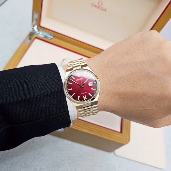 Đồng Hồ Nam Citizen Automatic Tsuyosa Mechanical Rose Red NJ0153-82X ( NJ0153 )