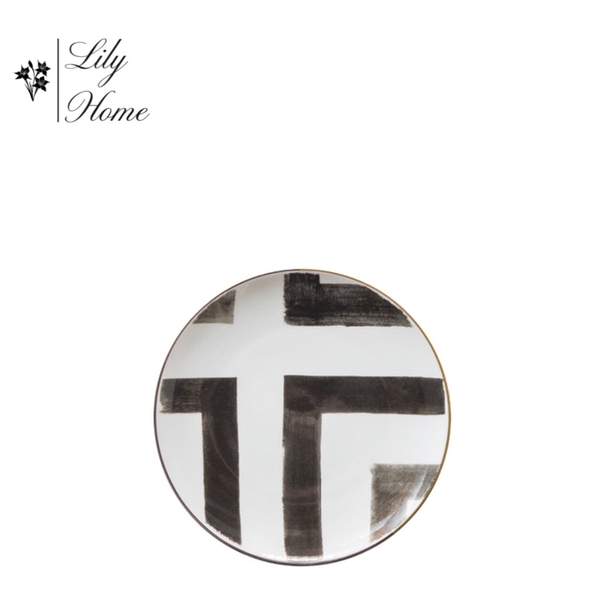 ĐĨA KẺ TRẮNG ĐEN 15 cm