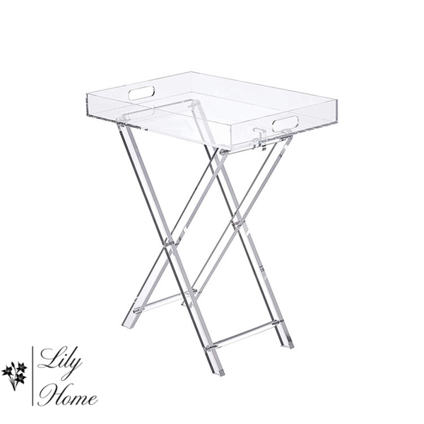 BÀN GẤP ACRYLIC TRONG SUỐT