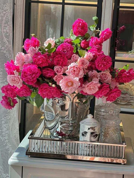 BÌNH HOA MẶT NGƯỜI BẠC SLIVER