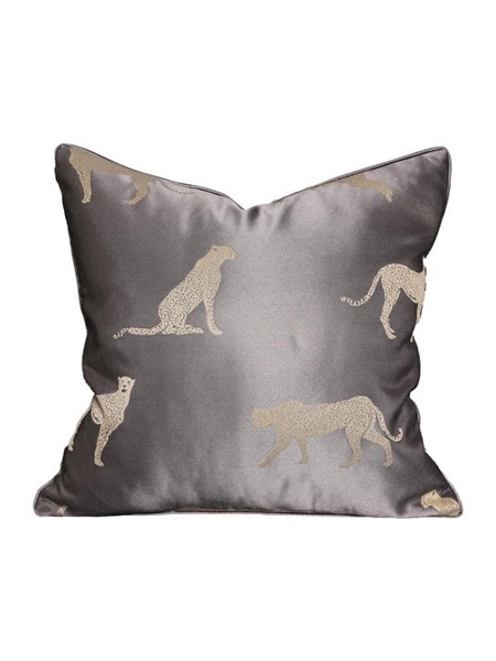 GỐI BÁO LỤA XÁM