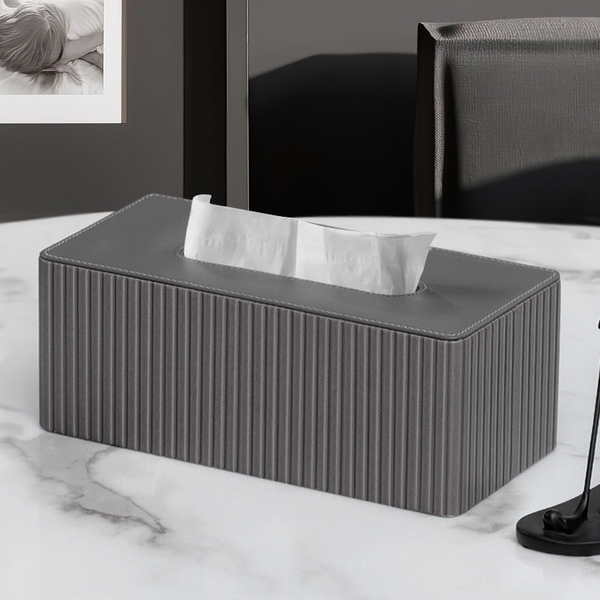 Hộp giấy da sọc ghi