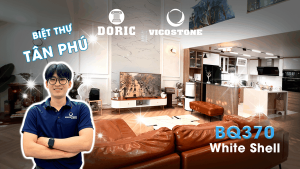 Công Trình Tại Biệt Thự Tân Phú - Đá Vicostone BQ370