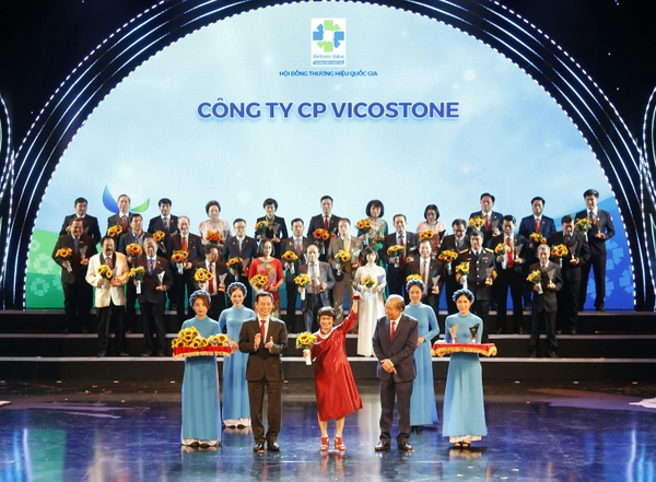 VICOSTONE TIẾP TỤC ĐƯỢC VINH DANH THƯƠNG HIỆU QUỐC GIA
