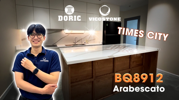 Công Trình Tại Khu Đô Thị Times City - Đá Vicostone BQ8912