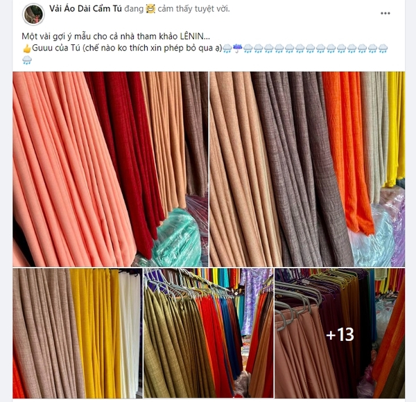 Lụa Linen- Nét đẹp tinh tế cho từng thiết kế áo dài, áo kiểu, đầm, sơ mi từ Vải áo dài Cẩm Tú