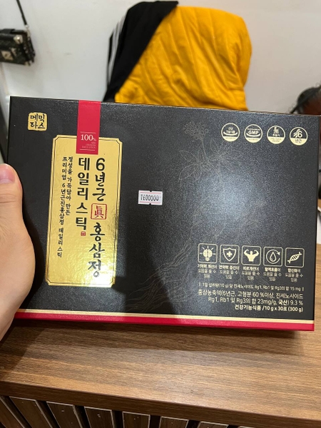 Thanh sâm dán 6 tuổi ( Hộp)