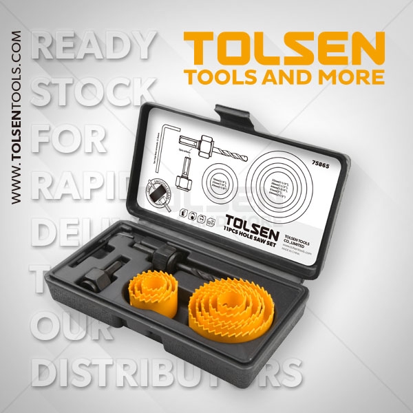 BỘ 11 VÒNG KHOÉT LỖ - 75865 Tolsen