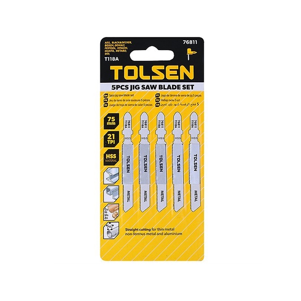 LƯỠI CƯA MÁY SẮT T118A - 76811 Tolsen