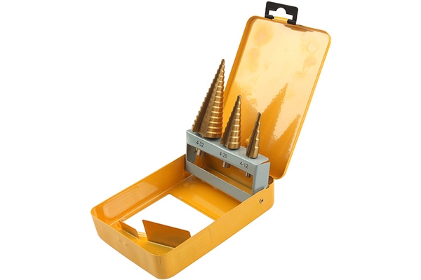 BỘ 3 MŨI KHOAN BƯỚC TITANIUM HSS - 75878 Tolsen