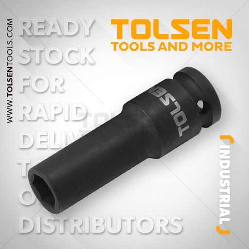 Đầu tuýp đen 1/2 dài 10mm (công nghiệp) - 18260 Tolsen