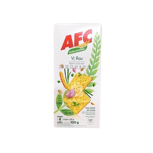 Bánh Kinh Đô AFC Dinh Dưỡng Vị Rau Cải Hộp 100g Shop Thúy Anh