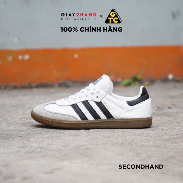 Secondhand] Giày Thể Thao Adidas Samba Og White Black Gum B75806 Chính Hãng  - Tiệm Giày Cũ Sài Gòn