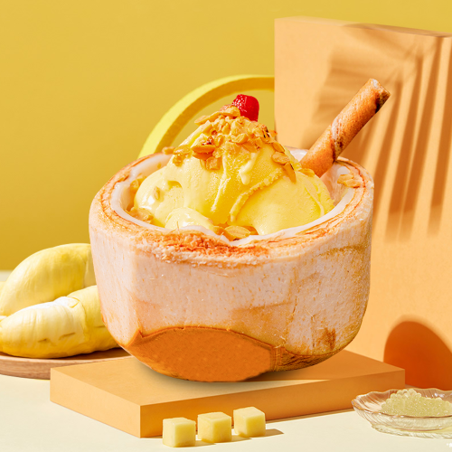 Kem dừa Sầu riêng