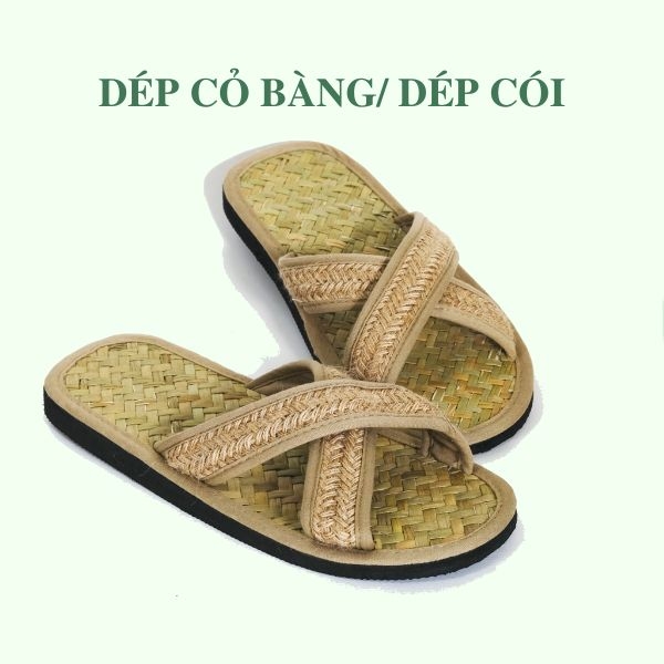 Dép Cói Mang Trong Nhà - Dép Đi Làm Văn Phòng/ Đi Chơi - Slippers