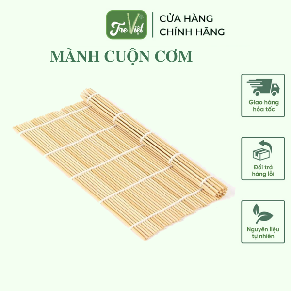 Mành tre cuộn sushi - Mành cuộn cơm Mành Tre Cuộn Sushi - Mành Cuộn Cơm