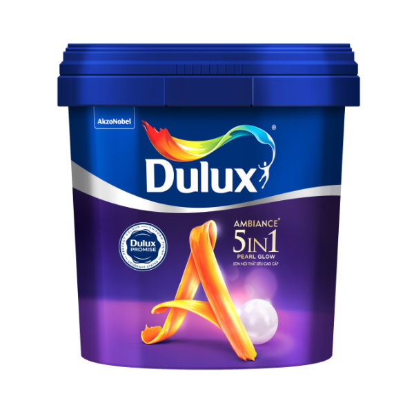 Sơn Dulux nội thất cao cấp 5in1 66A Bóng Mờ 1L (AMBIANCE PEARL GLOW)