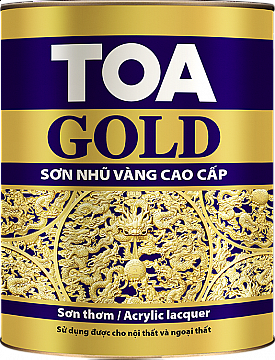Sơn Thơm Nhũ Vàng Cao Cấp Toa Gold Lacquer AU7900 - 875ml
