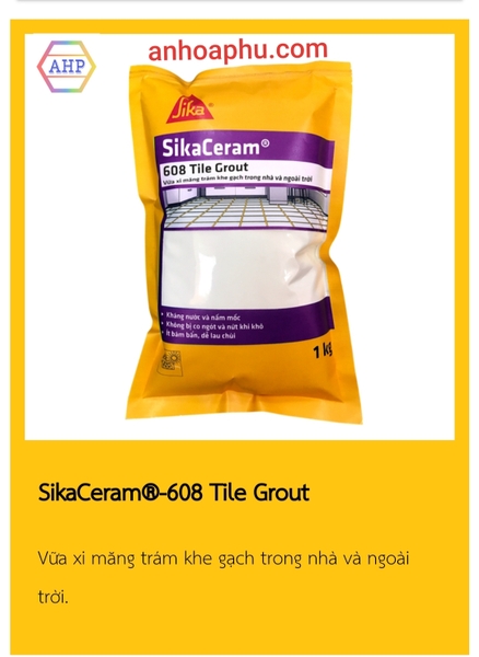KEO CHÀ RON SIKA TILE GROUT 608
