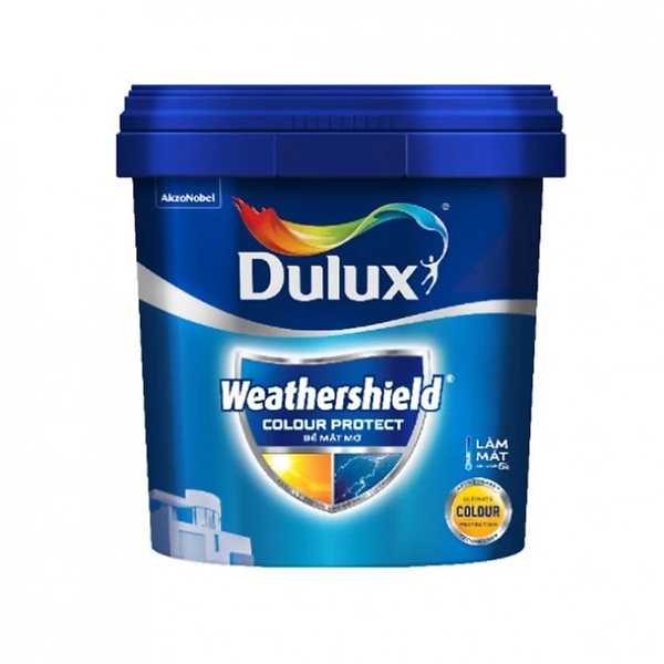 Sơn Dulux ngoại thất Weathershield Colour Protect bề mặt Mờ E015