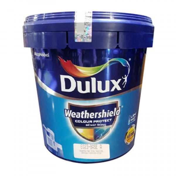 Sơn Dulux ngoại thất Weathershield Colour Protect bề mặt Bóng E023
