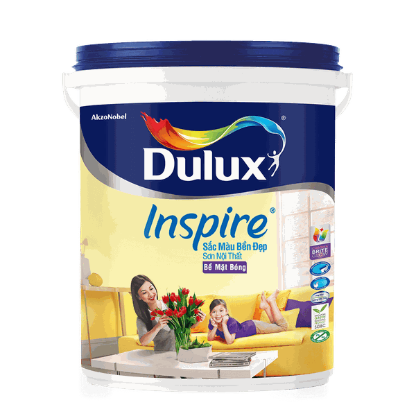 Sơn Dulux nội thất Inspire Bóng 39AB Thùng 15L