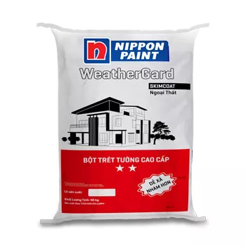 Bột Trét Nippon Ngoại Thất Skimcoat WeatherGard