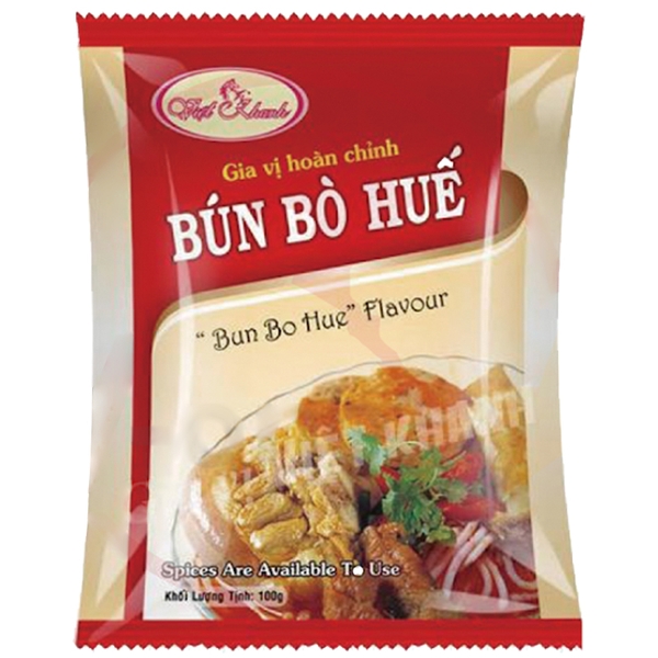 Gia Vị Bún Bò Huế Việt Khanh gói 100g VIET KHANH Bun Bo Hue 調理湯粉包  100g