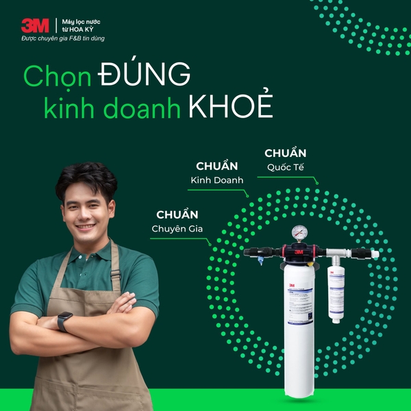 Máy Lọc Nước 3M DP190 - Tăng Tuổi Thọ Thiết Bị Gấp 3.8 Lần