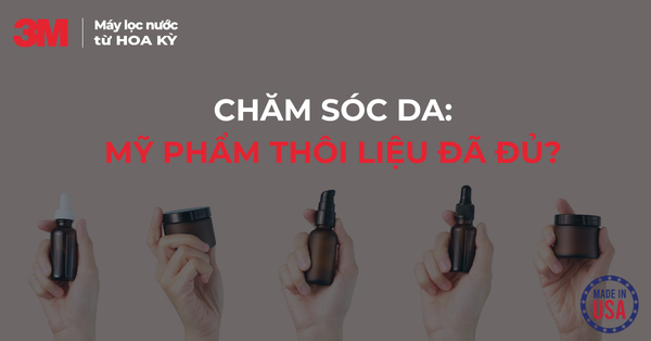 Chăm sóc da với mỹ phẩm thôi liệu có đủ?
