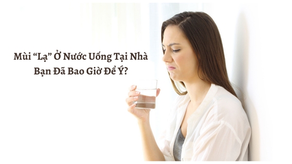 Mùi “Lạ” Ở Nước Uống Tại Nhà, Bạn Đã Bao Giờ Để Ý?