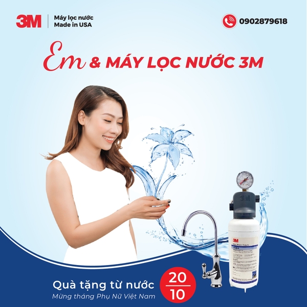 Quà Tặng Sức Khỏe Từ Nước - Máy Lọc Nước 3M