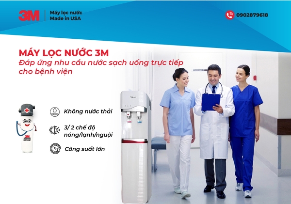 Máy Lọc Nước 3M - Sản Phẩm Được Các Bác Sĩ Tin Dùng