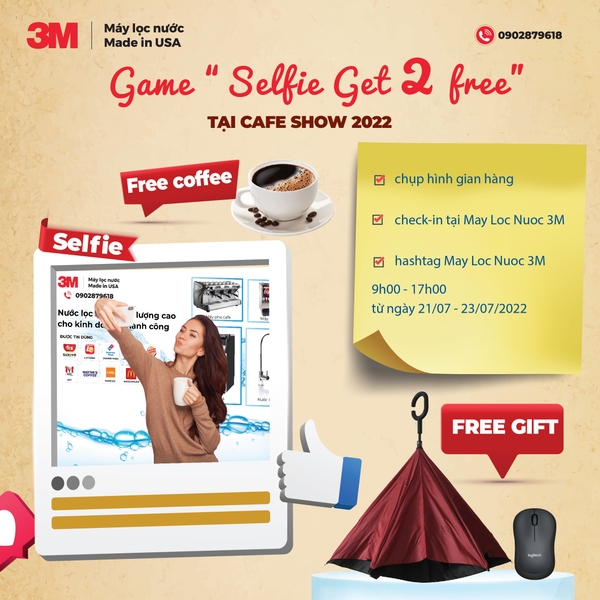 MỘT PHÚT CHECK-IN NHẬN NGAY QUÀ TẶNG HẤP DẪN - GIẢM THÊM 15% CHỈ CÓ TẠI CAFÉ SHOW 2022