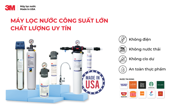 MÁY LỌC NƯỚC 3M CÔNG SUẤT LỚN UY TÍN TẠI HỒ CHÍ MINH