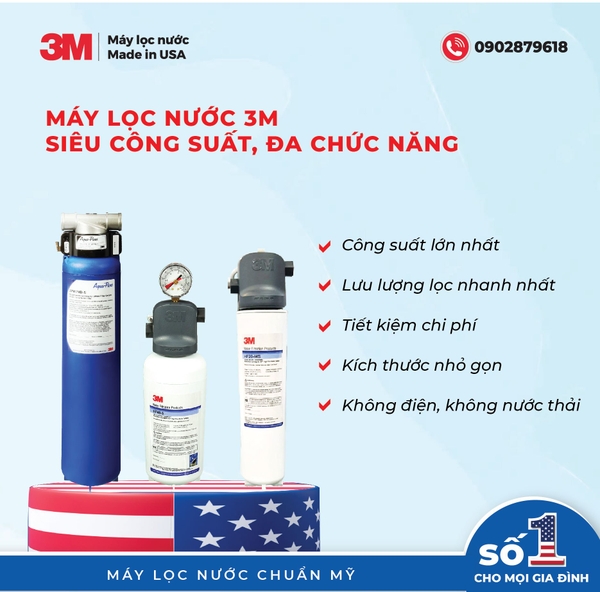 Máy Lọc Nước 3M – Máy Lọc Nước Số 1 Cho Mọi Gia Đình
