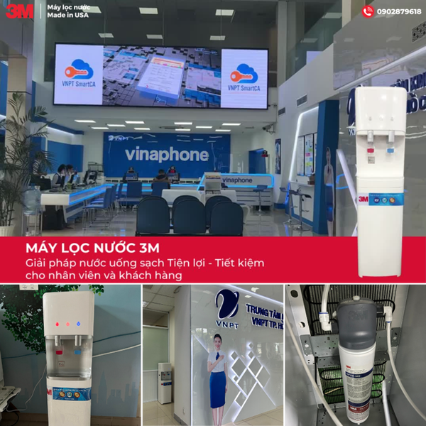 Máy lọc nước 3M đã có mặt tại văn phòng VNPT Hồ Chí Minh
