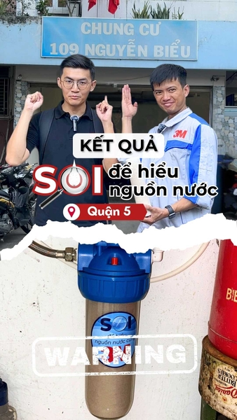 Series Soi Để Hiểu Nguồn Nước - Quận 5: CHẤT LƯỢNG NGUỒN NƯỚC TẠI CHUNG CƯ CŨ SẼ NHƯ THẾ NÀO?