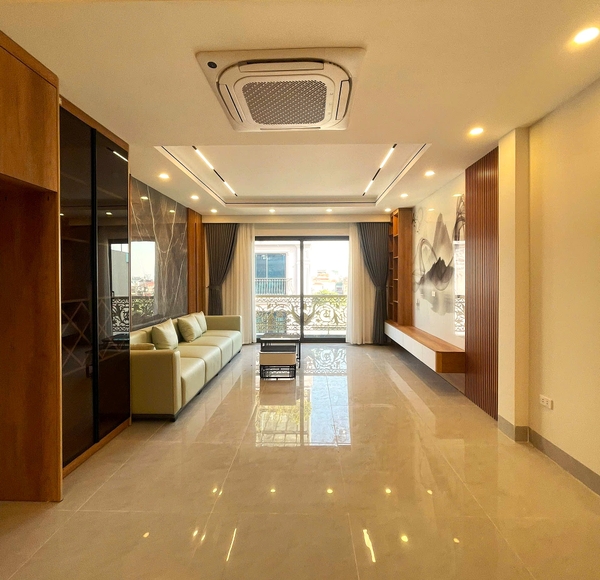 Bán nhà phân lô Thạch Bàn, 7 tầng, DT 58m2, MT 4.3m, 4PN, full nội thất, có thang máy,