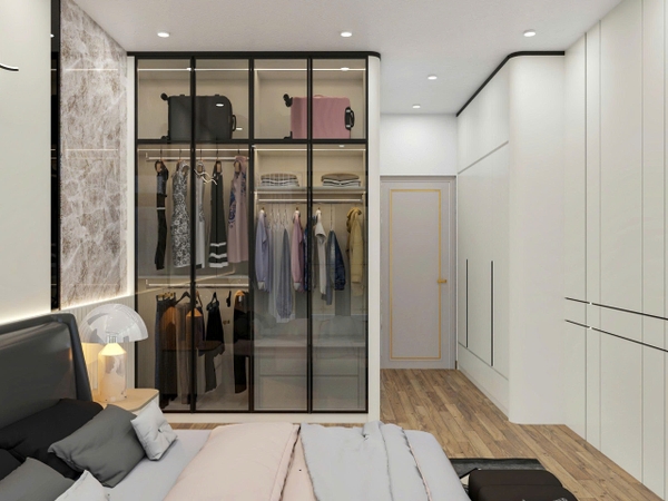 Bán nhà phân lô chân cầu Vĩnh Tuy, 8 tầng, DT 42m2, MT 4m, có thang máy, gara ô tô