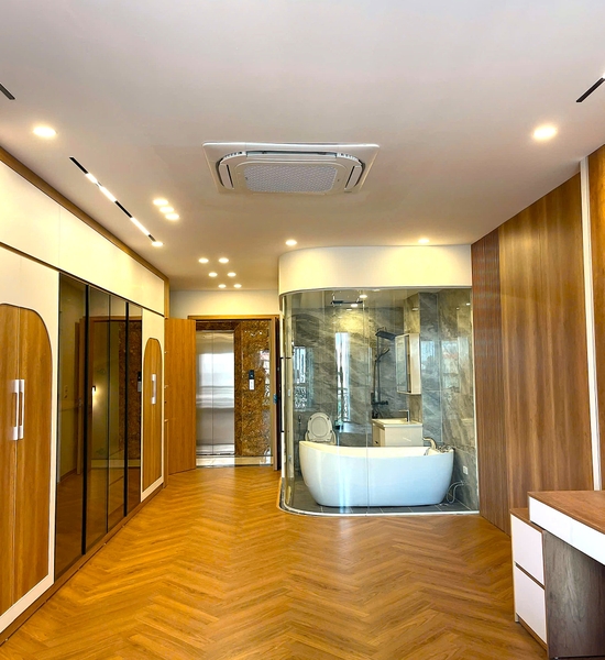 Bán nhà phân lô Thạch Bàn, 7 tầng, DT 56m2, MT 4.1m, có thang máy, gara ô tô, đường 11m